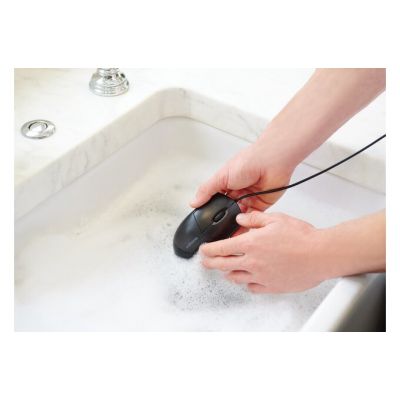 Hiir Kensington K70315WW Pro Fit Wired Washable Mouse USB Black/must 1600DPI IP67 vee- ja tolmukindel, 3-nuppu