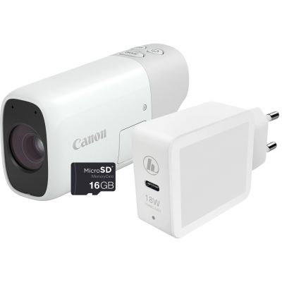 Canon PowerShot Zoom Essential Kit white