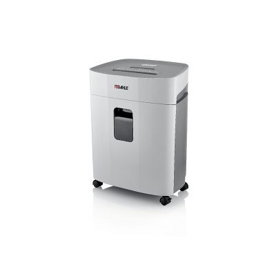 Paberipurustaja DAHLE PaperSAFE 240, 4x12mm, P4/F1/O1/T4/E3,10 lehte.25L,krediitkaardid,CD-DVD,klambrid, valge/hall