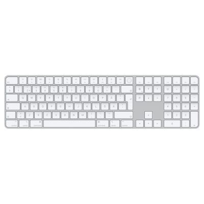 Klaviatuur Apple Magic Keyboard with Touch ID, Num.KP, SWE, hõbe