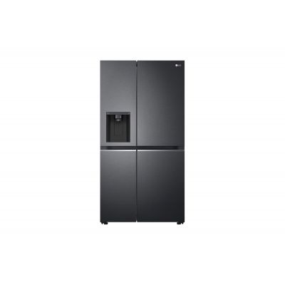 LG | Refrigerator | GSLV71MCLE | Energy efficiency class E | Free standing | Side by side | Height 179 cm | No Frost system | Fridge net capacity 416 L | Freezer net capacity 219 L | 36 dB | Matte Bl