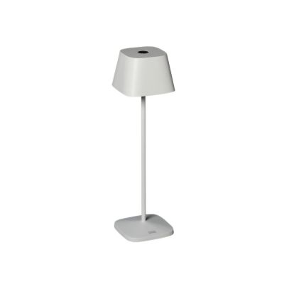 Lauavalgusti KONSTSMIDE Capri LED juhtmevaba, H-36cm, 2,2W, aku, 2700K/3000K, alusega USB laadimiskaabel, IP54 / valge alum.