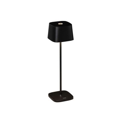 Lauavalgusti KONSTSMIDE Capri LED juhtmevaba, H-36cm, 2,2W, aku, 2700K/3000K, alusega USB laadimiskaabel, IP54 /must alum.