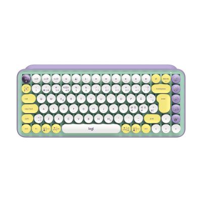 Klaviatuur Logitech POP Keys Wireless Mechanical Keyboard With Emoji Keys - Daydream Mint (Pan-Nordic), Bluetooth5.1/LE