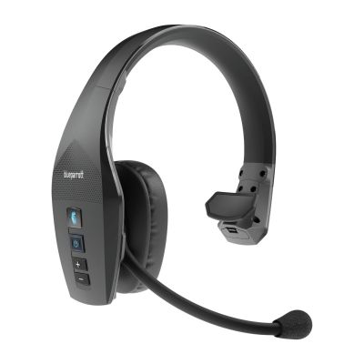 JABRA BlueParrott B650-XT; Active Noise Cancellation (ANC); Up to 36 hours of talk time; IP54-rated durability; Customizable BlueParrott Button; Hands-free voice control