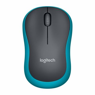 Hiir Logitech M185 Wireless Compact Mouse Blue, EER Orient Packaging
