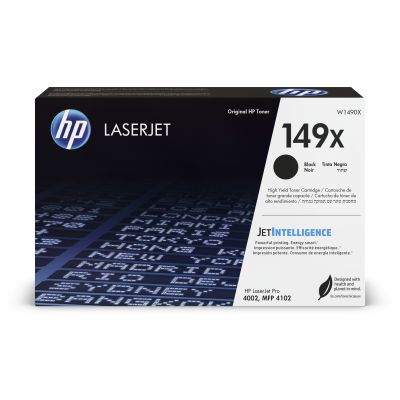 Tooner HP W1490X must suuremahuline 149X 9500lk LaserJet Pro 4002dn, 4002dne, 4002dw, 4002dwe, MFP 4102-seeria, MFP 4103-seeria, MFP 4104-seeria