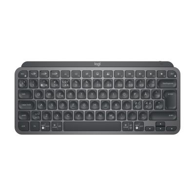 Klaviatuur Logitech MX Keys Mini for Business Wireless Bluetooth Graphite/must PAN-Nordic, Li-Poly aku, USB-C laadimiskaabel