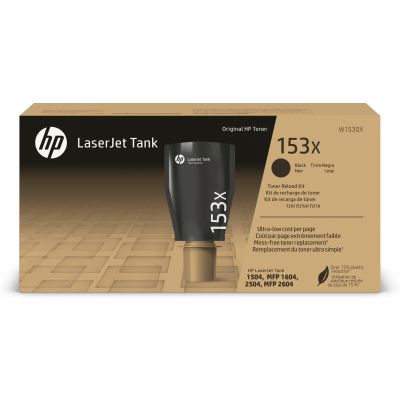 Tooner HP W1530X black 153X 5000lk@5%, LaserJet Tank 2504dw, MFP 1602w, MFP 2604sdw