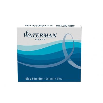 Ink balloon Waterman International / short blue (florida), 6pcs / pack