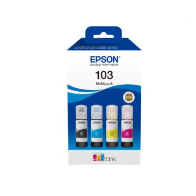 Tint Epson EcoTank 103 Multipack CMYK EcoTank L5296/L5290/L5190 L3266/L3260/L3256/L3251/L3250 L3211/L3210 L3160/L3156 L1110