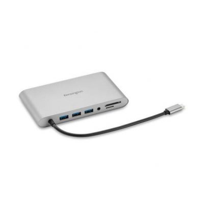 Dokk Kensington UH1440P USB-C 5Gbps Dual Video Driverless Mobile Dock 10-in-1, 85W, DP/HDMI/VGA, 3.5mm audio, 3xUSB3.2 Gen1, SD/microSD