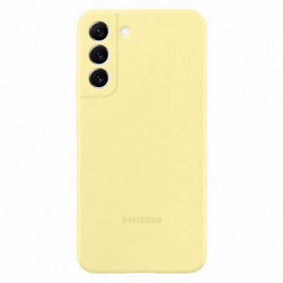 Samsung Galaxy S22+ silikoonümbris, kollane