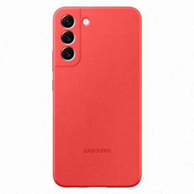 Samsung Galaxy S22+ silikoonümbris, korall