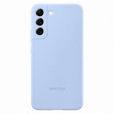 Samsung Galaxy S22+ silikoonümbris, sinine
