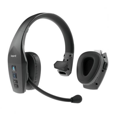 JABRA BlueParrott S650-XT, 2-in-1 convertible from stereo to mono sound; Active Noise Cancellation (ANC); Up to 36 hours of talk time; IP54-rated durability; Customizable BlueParrott Button; Hands-fr