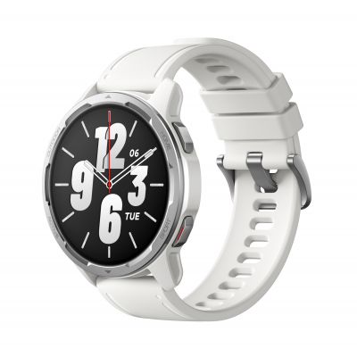 S1 Active GL | Smart watch | NFC | GPS (satellite) | AMOLED | Touchscreen | Activity monitoring 24/7 | Waterproof | Bluetooth | Wi-Fi | Moon White