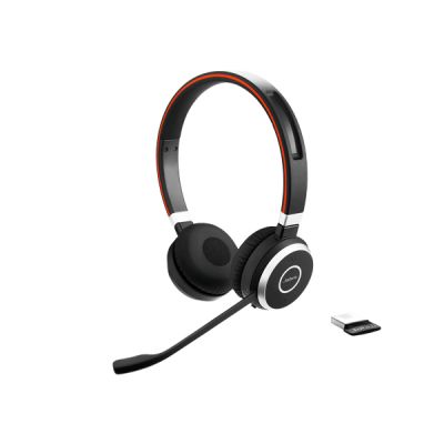 Kõrvaklapid+mikrofon Jabra Evolve 65 SE MS Stereo Headset, on-ear, Bluetooth4.0, Neoprene pouch, Jabra Link 380a USB Adapter