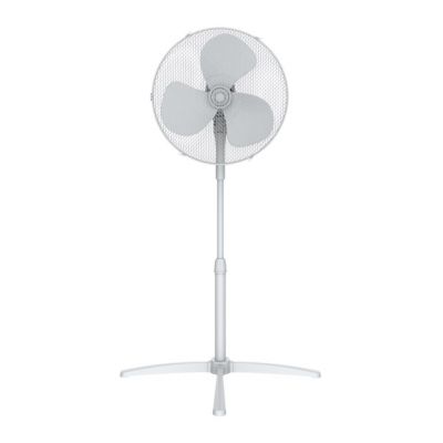Stand fan, 40cm, 40W,  3 speeds, mechanical, noise level: 55-65 dB, Oscillation  80, Tilting +16 -8, Adjustable height 120cm,