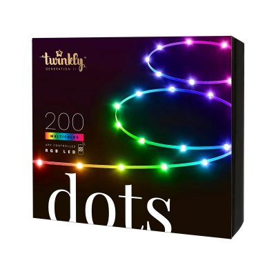 Twinkly Dots - 200L RGB, 10m , Transparent