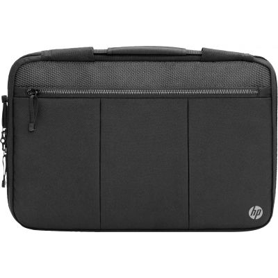 HP Executive 14 Laptop Sleeve, Water Resistant, Bluetooth tracker Pocket - Black, Grey