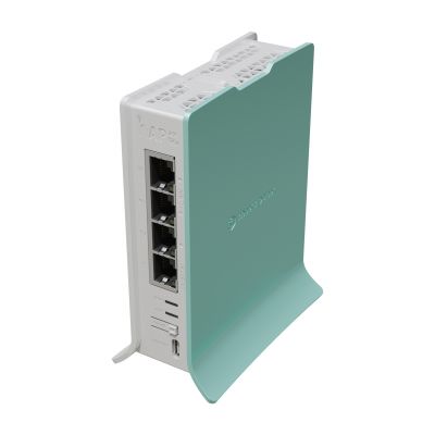 MikroTik hAP ax lite Router | hAP ax lite Router | L41G-2axD | 802.11ax | 574 Mbit/s | Ethernet LAN (RJ-45) ports 4 | Mesh Support No | MU-MiMO No | No mobile broadband | Antenna type Internal