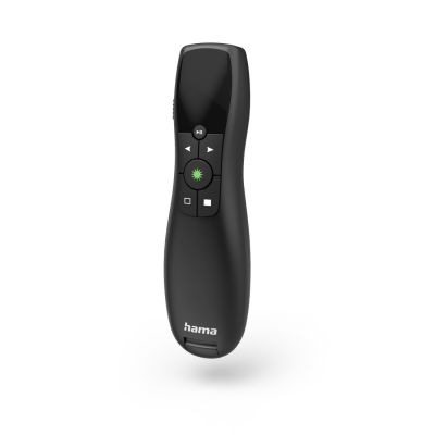 Esitluspult Hama Greenlight Pointer Wireless Laser Presenter, 4in1, rohelise kiirega laserpointer kuni 50m