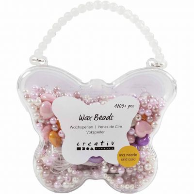 Craft kit Creativ Wax Beads Butterfly