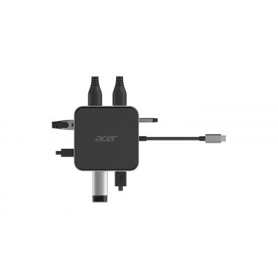 Acer 7-in-1 USB Type-C Dock | Ethernet LAN (RJ-45) ports 1 | DisplayPorts quantity 1 | HDMI ports quantity 1