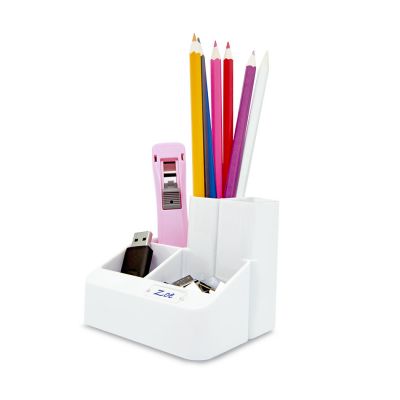 Desktop Tidy / Organiser – Glossy White, Rapesco