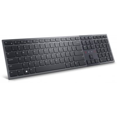 Klaviatuur Dell KB900 Premier Collaboration Wireless Keyboard - PAN-Nordic, Bluetooth5.1, 2.4GHz juhtmevaba, USB-C laadimisport