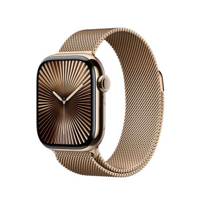 Watch 10 LTE 42mm Gold Ti + Gold Milanese Loop