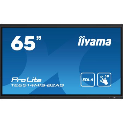 Interaktiivne LED puutetahvel Iiyama ProLite TE6514MIS-B2AG - 65" 4K UHD (2160p) 3840x2160 WiFi- black
