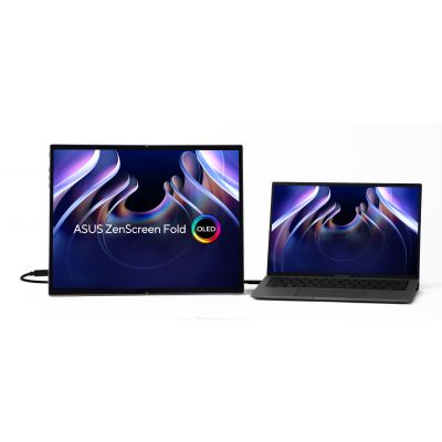 ASUS ZenScreen Fold OLED MQ17QH Portable