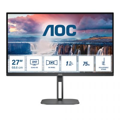 AOC Q27V5N/BK 27inch WQHD VA 75Hz 4ms