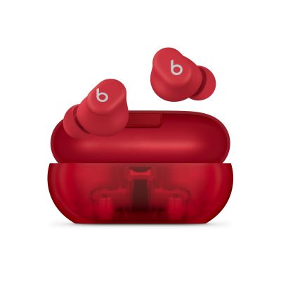 Beats Solo Buds - True Wireless Earbuds - Transparent Red,Model A3151 A3150 A3152