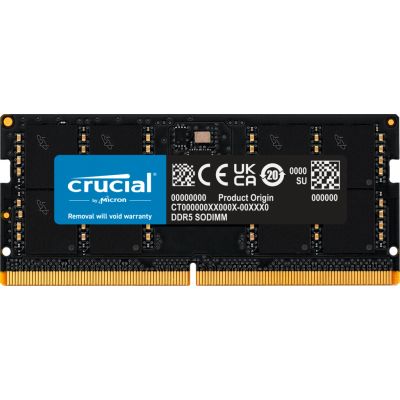 Dimm Crucial - DDR5 32GB SO-DIMM 262-pin  5600MHz / PC5-44800 - CL46 - 1.1 V - non-ECC