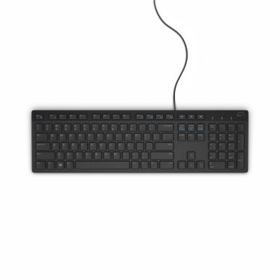 Dell klaviatuur KB216 RUS, must