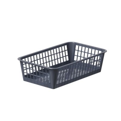 Storage basket MINI, gray plastic