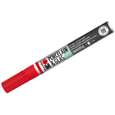 Marker portselanile ja klaasile 1-2mm 125 cherry