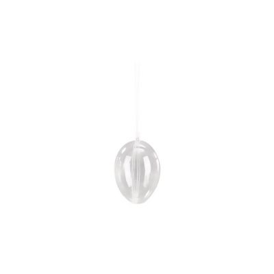 Egg plastic 60x45mm white