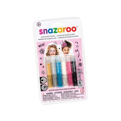 Set of face paint sticks 6pcs. Girl, Snazaroo