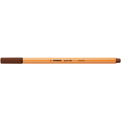 Tindipliiats Stabilo Point 88/45 fineliner 0,4mm, pruun