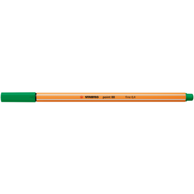 Tindipliiats Stabilo Point 88/36 fineliner 0,4mm, roheline