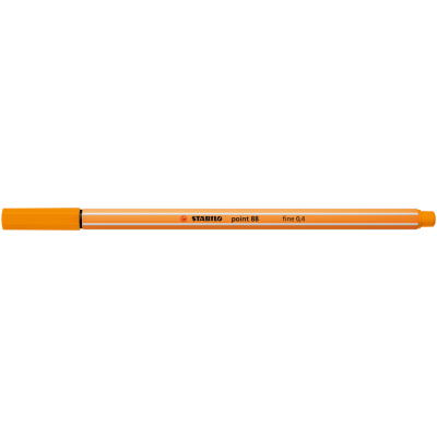 Tindipliiats Stabilo Point 88/54 fineliner 0,4mm, oranž