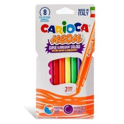 Viltpliiatsid CARIOCA NEON 8 värvi