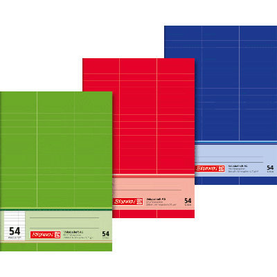 Vocabulary book A5 ruled with two dividing lines, 32sh.