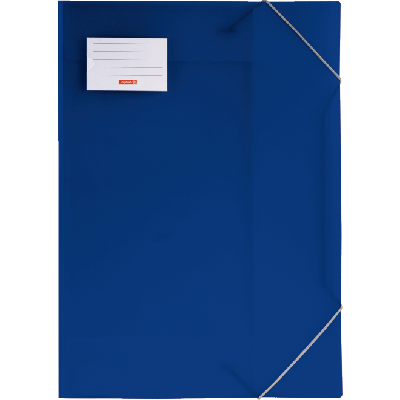 Folder A3 FACT! blue, Brunnen