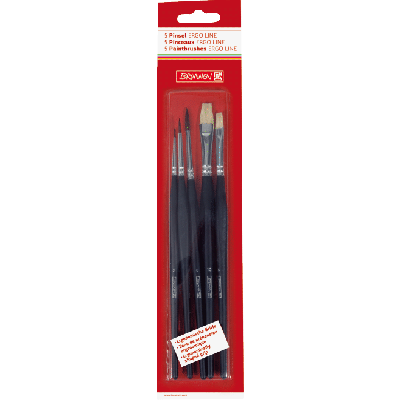 Brush Set ErgoLine assorted 5 pcs