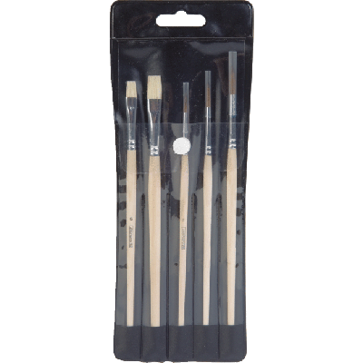 School Brush Set assorted 5 pcs